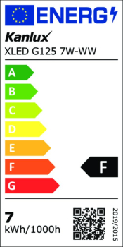 LED Lampe XLED G125 2700K Filament E27 7W Globe Leuchte 725Lm warmweiss 29638