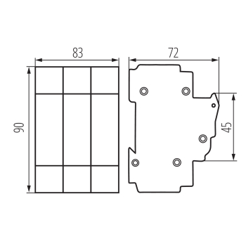 Lasttrennschalter KSF KSF02-63-3P 63A 3-polig Ideal 23343
