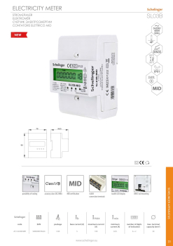Preview: Schelinger Stromzähler 3-Phasen MID 100A Energiezähler elektronisch A31-SL03B-MID