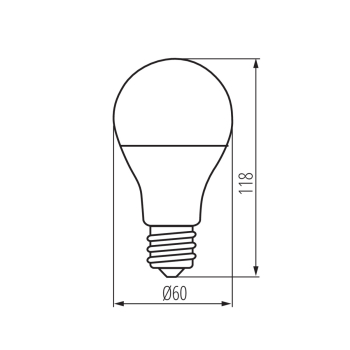 Kanlux SMART LED Lampe S A60 E27 RGB CCT 11,5W Leuchtmittel 33642
