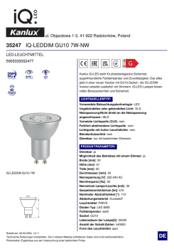 LED Strahler 7W 4000K dimmbar GU10 Lampe 495Lm neutralweiss RA95 Kanlux 35247