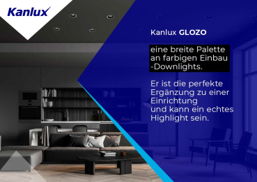 Deckeneinbauleuchte GLOZO DSL B/W Einbau-Downlight eckig Einbauspot 36211