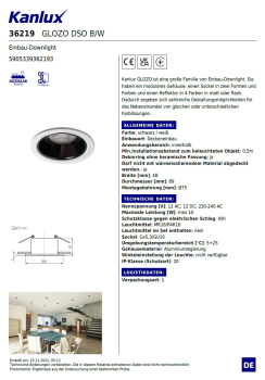 Einbaurahmen Einbau-Downlight GLOZO DSO W/W Deckeneinbauleuchte 36219 rund