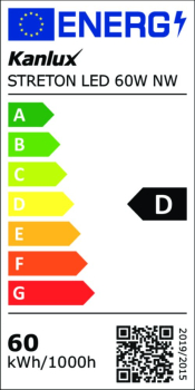 LED Parkplatzleuchte STRETON 60W 4000K 8400Lm IP65 Strassenleuchte 36230