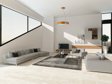 Preview: Holzleuchte Jasmin 270 gold Eiche Pendelleuchte aus Holz E27 Kanlux 36499