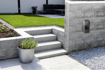 Preview: Wandleuchte LAVEN EL 25 GR Kanlux E27 graphit IP44 Aussenwandleuchte 36548