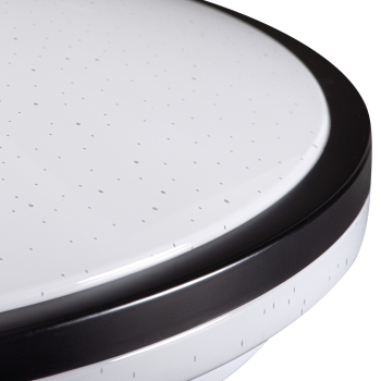 Preview: LED Deckenlampe ARVOS N CCT 3000-6500K FB dimmbar Ø500 schwarz Kanlux 37329