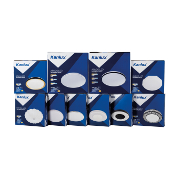 LED Deckenleuchte ARVOS N CCT 3000-6500K dimmbar Ø500 weiss 37W Kanlux 37332