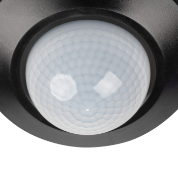 Preview: Bewegungsmelder 3x PIR SENTO-O-WT-B H360° Einbau Aufbau schwarz/weiss Kanlux 37367