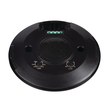 Preview: Bewegungsmelder PIR ZONA FLAT B/B 360° 120° 2000VA Sensor schwarz 37373