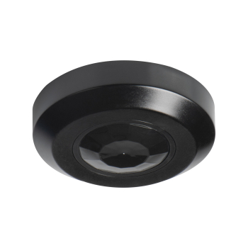 Bewegungsmelder ZONA MINI B/B PIR Sensor H360° Aufputz schwarz 37375
