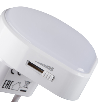 Preview: LED Nachtlicht ULOV 230V Steckdose Orientierungsleuchte Warmweiß weiss dimm Kanlux 37396