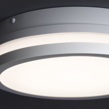Preview: CCT LED Decken- Wandleuchte BENO IP65 weiss 3000-4000K rund 12-18W Kanlux 38778