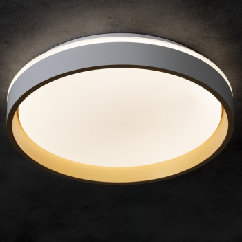 LED Deckenleuchte SOLN CCT 2700-6500K weiss/gold Ø380 dimmbar Kanlux 39110