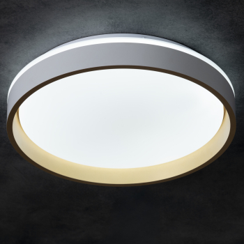 LED Deckenleuchte SOLN CCT 2700-6500K weiss/gold Ø380 dimmbar Kanlux 39110
