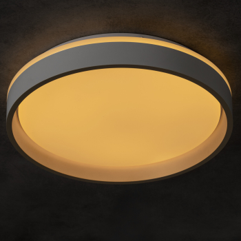 LED Deckenleuchte SOLN CCT 2700-6500K weiss/gold Ø380 dimmbar Kanlux 39110