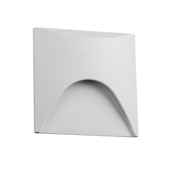 LED Treppenleuchte EXIN weiss 3000K eckig IP65 230V 39126