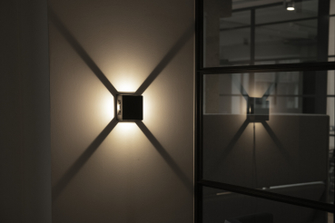 Preview: LED Wandleuchte REFAZI 4000K weiss 6W 360Lm IP54 Kanlux 39180