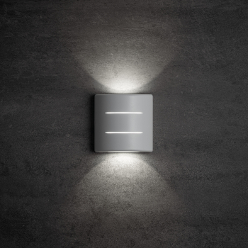 Preview: LED Fassadenleuchte REFAZI 4000K weiss 6W IP54 Kanlux 39183