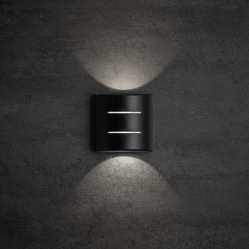 Preview: IP54 LED Fassadenleuchte REFAZI 4000K schwarz 6W Kanlux 39185