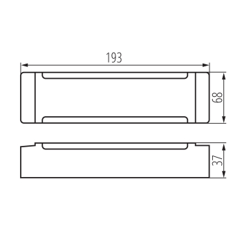 Preview: LED-Trafo 12V DC 200W TRETO IP67 Elektronischer Transformator Kanlux 39520