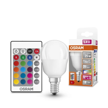 Osram RGB LED Leuchtmittel E14 Fernbedienung Farbwechsel dimmbar