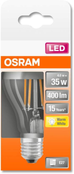 Osram LED Spiegellampe E27 4W Lampe 2700K warmweiss 400Lm