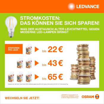 2er Set Osram E14 LED Kerze 2,2W CLASSIC 2700K Kerzenlampe warmweiss