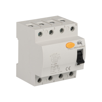 Fehlerstromschutzschalter Typ-F 32A 4P 30mA KRD10-4/32/30-F FI-Schalter IDEAL 45776