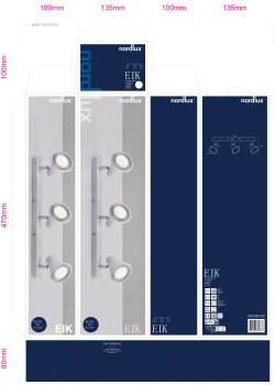 Nordlux Deckenleuchte Eik Spotlight 3xGU10 weiss 45780101