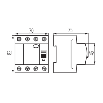 Fehlerstromschutzschalter Typ-F 40A 4P 300mA KRD10-4/40/300-F FI-Schalter IDEAL 45782