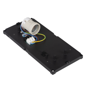 Fassadenleuchte LERTO EL E27 B schwarz IP54 Wandleuchte 45816