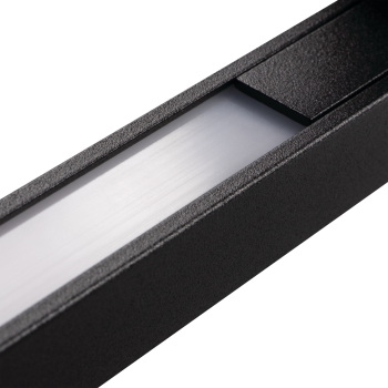 Preview: LED Wandleuchte YALTE CCT 3000/4000/6500K 90cm schwarz drehbar 8,5W IP54 Kanlux 45872