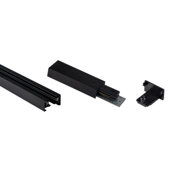 Kanlux TEAR 1F SET 1m 1-Phasen Stromschiene + Anschluss + Endkappe schwarz 1F-System 45882