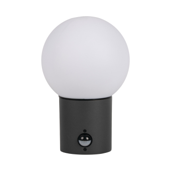 Preview: Wandleuchte STONO 15M EL SE GR anthrazit IP65 E27 PIR Sensor Kanlux 46081