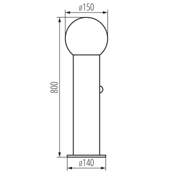 Kanlux Wegeleuchte STONO 15M 50 SE GR anthrazit PIR Sensor IP65 E27 46084
