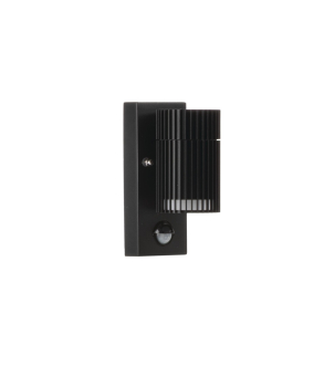 Aussenwandleuchte RADILO EL 1X SE B PIR Sensor schwarz IP44 GU10 Kanlux 46202