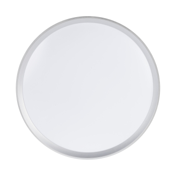 Preview: Kanlux LED Deckenleuchte LIXAN XL CCT 3000-6500K FB dimmbar Ø485 weiß/silber 46282