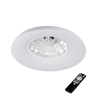 Kanlux LED Deckenleuchte PLAVE PAN CCT+RGB Ø485 mit Ventilator + FB 46370
