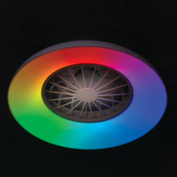 Kanlux LED Deckenleuchte PLAVE PAN CCT+RGB Ø485 mit Ventilator + FB 46370