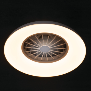 Kanlux LED Deckenleuchte PLAVE PAN CCT+RGB Ø485 mit Ventilator + FB 46370