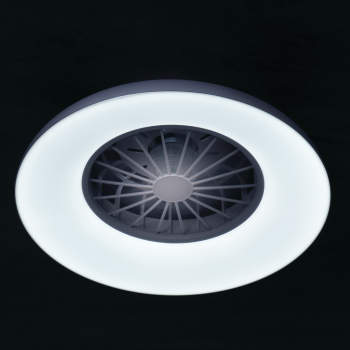 Kanlux LED Deckenleuchte PLAVE PAN CCT+RGB Ø485 mit Ventilator + FB 46370