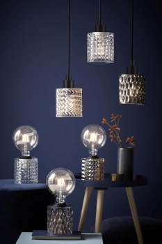 Preview: Nordlux Tischlampe HOLLYWOOD E27 Bernstein Tischleuchte
