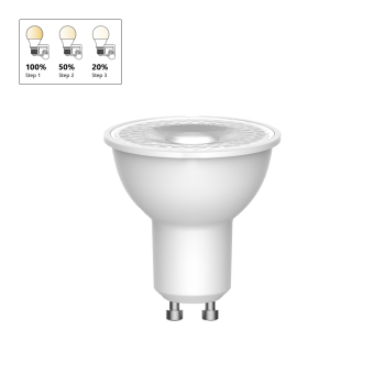 Preview: Energetic LED Spot GU10 2700K 36° 345Lm 3-stufig dimmbar 5244000921
