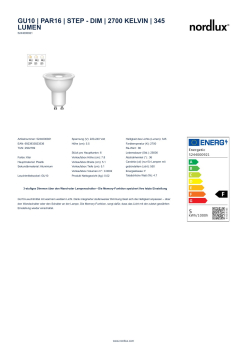 Energetic LED Spot GU10 2700K 36° 345Lm 3-stufig dimmbar 5244000921