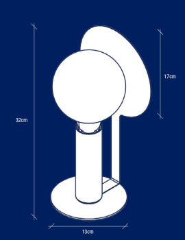 Preview: Tischleuchte Dean Disc Table Black Nordlux schwarz Tischlampe