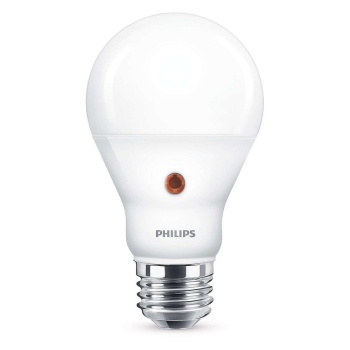 Philips LED Lampe E27 Tageslichtsensor 7,5W 2700K warmweiss 806Lm