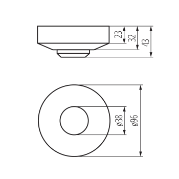 Preview: Bewegungsmelder ROLF JQ-O Mikrowellen Sensor H360 V160 Kanlux 08821