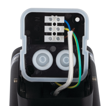 Kanlux Wandleuchte ZEVI W EL mit Bewegungsmelder PIR Sensor schwarz IP54 1xGU10 90100