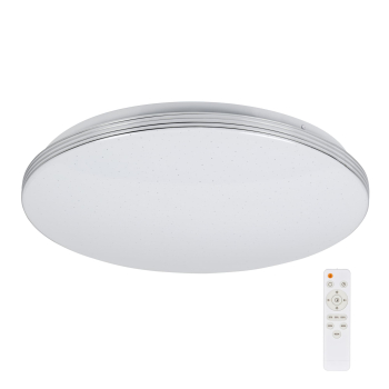 Kanlux LED Deckenleuchte EXATE CCT 3000K, 4000K, 6500K FB dimmbar Ø470 weiss Sternenhimmel 90220